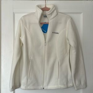 Columbia Mount Cannon Fleece Full Zip White Small
